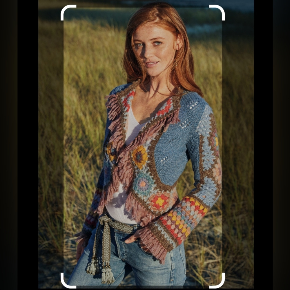 Peruvian Connection Bolero Alpaca sweater.